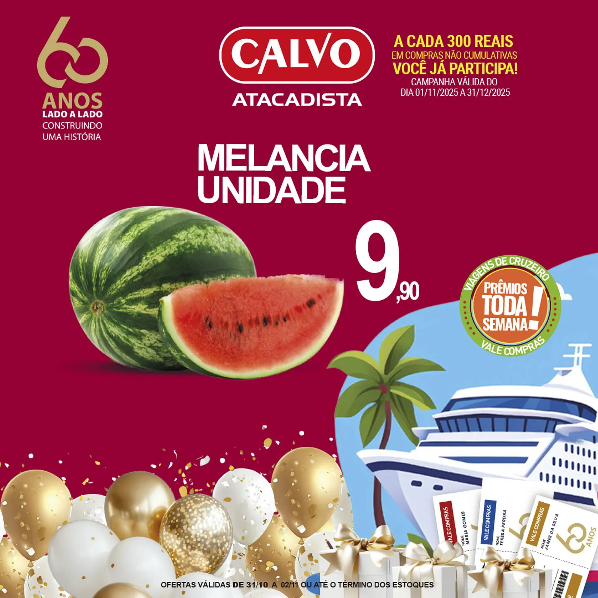 Encarte de Folheto Calvo Atacadista 1 de novembro até 2 de novembro 2025 - Pagina 5