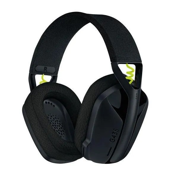 Fone Headset Gamer G435, Lightspeed e Bluetooth, sem Fio, Preto, 981-001049, LOGITECH G