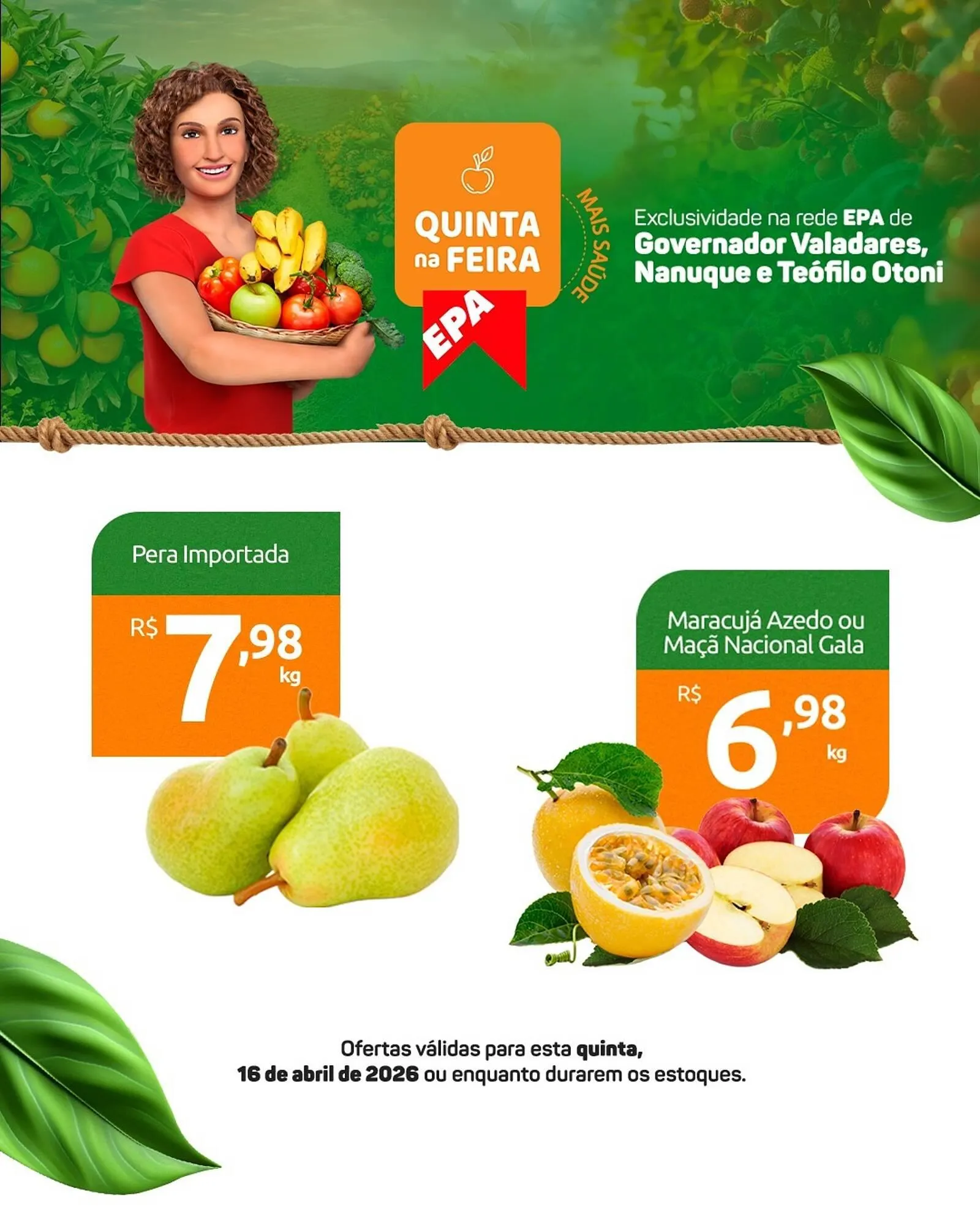 Encarte de Folheto Epa 16 de abril até 16 de abril 2026 - Pagina 1