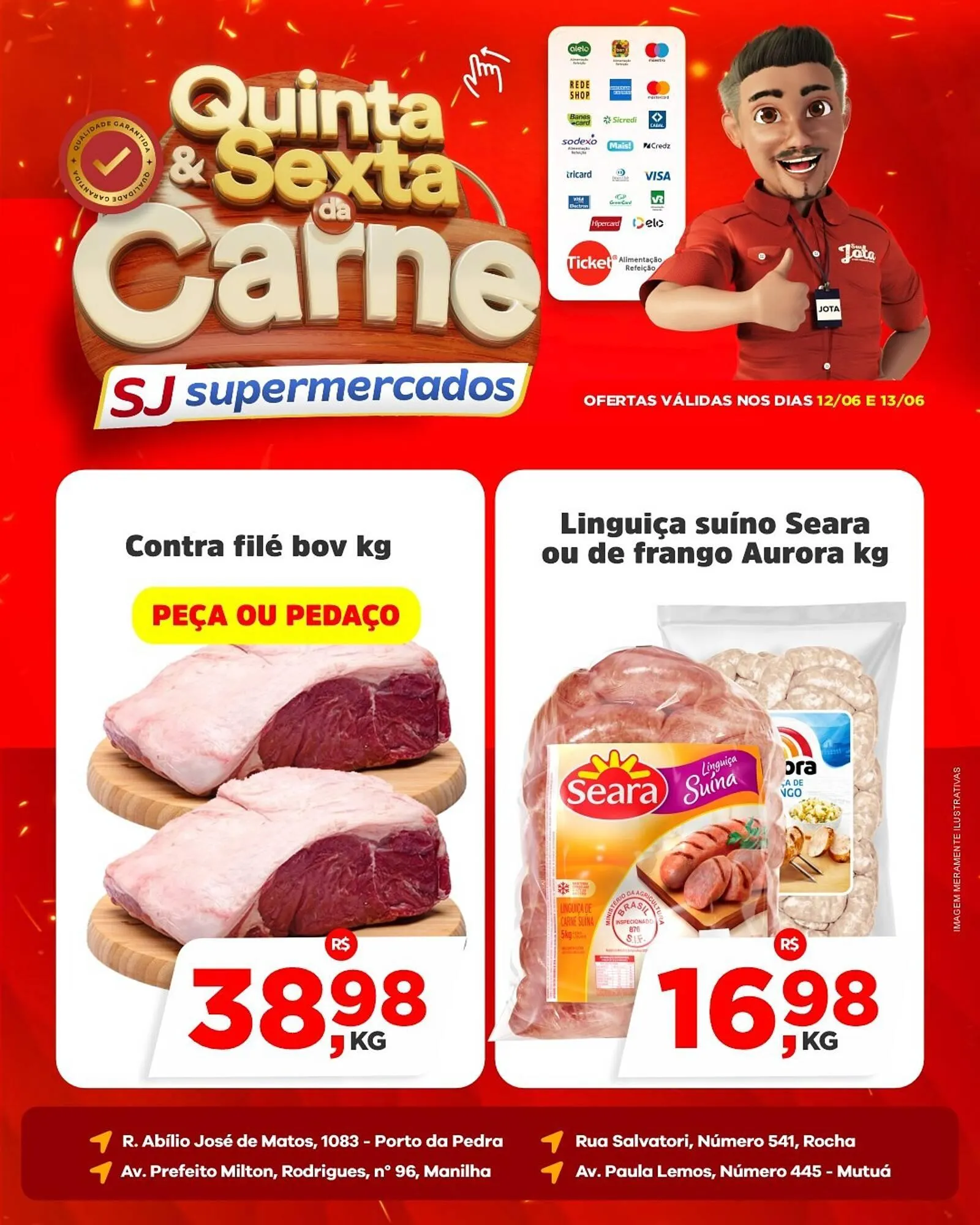 Encarte de Catálogo Sj Supermercados 12 de junho até 13 de junho 2025 - Pagina 3