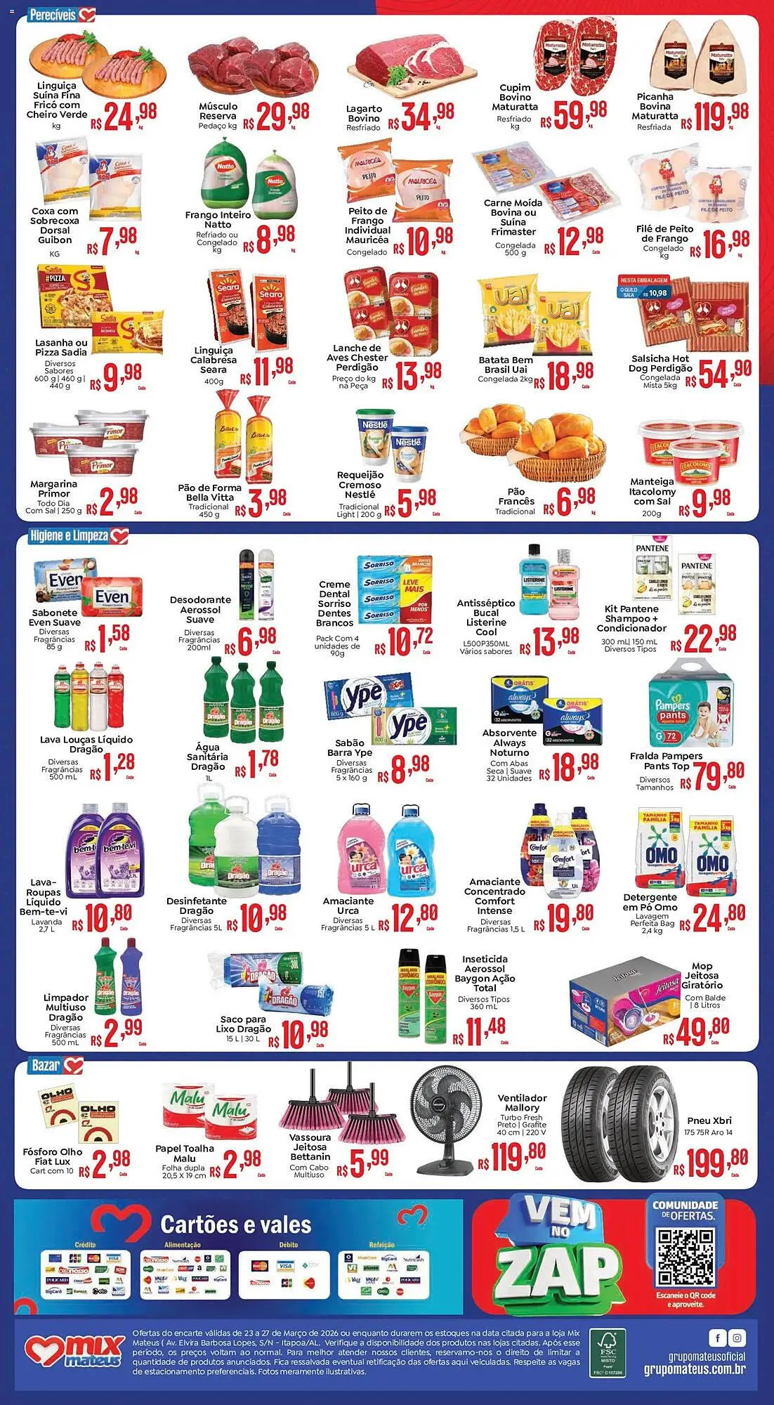 Encarte de Catálogo Supermercados Mateus 23 de março até 27 de março 2026 - Pagina 2