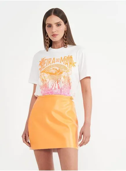 Camiseta Manga Curta Beira Do Mar