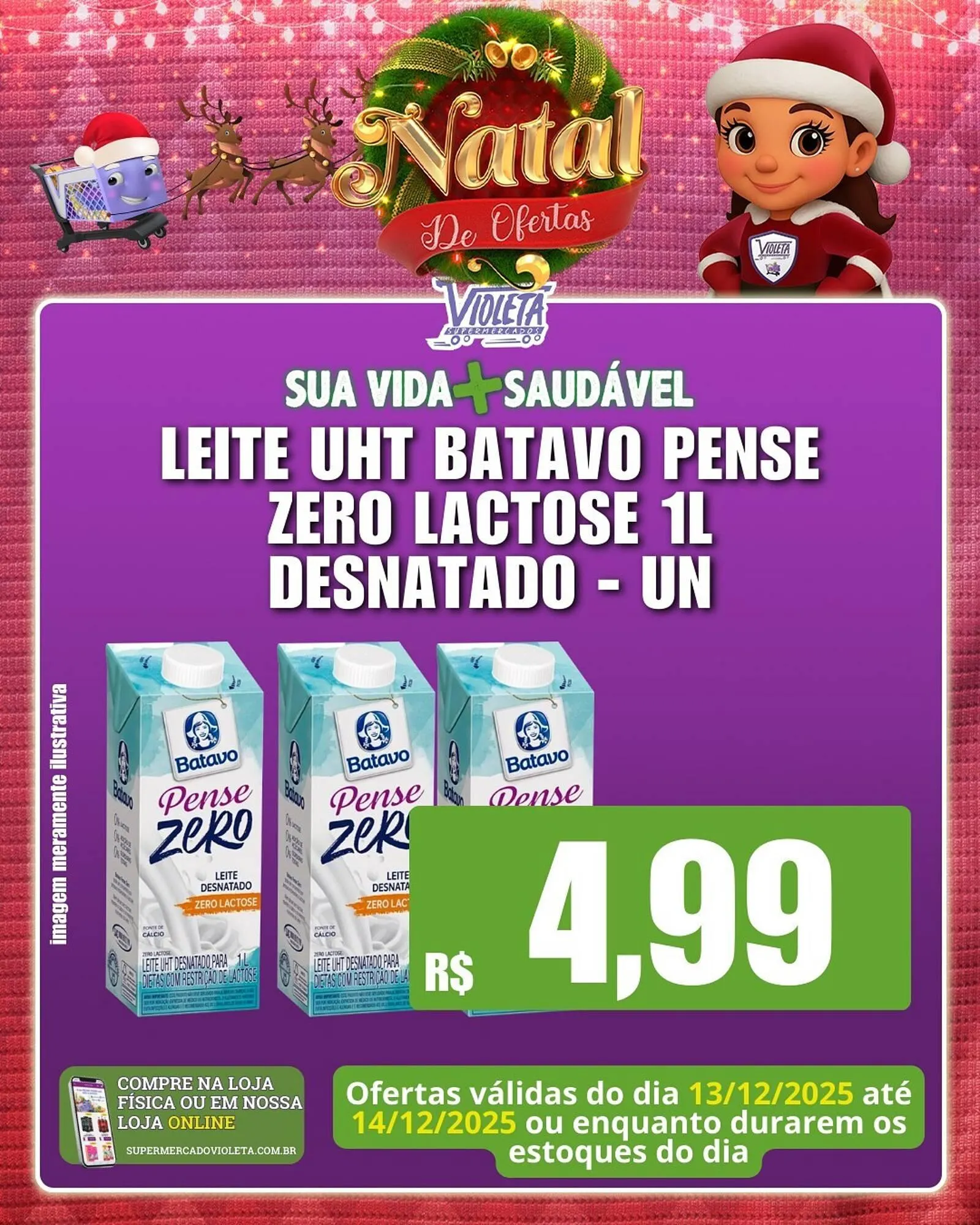 Encarte de Catálogo Violeta Supermercados 13 de dezembro até 14 de dezembro 2025 - Pagina 3