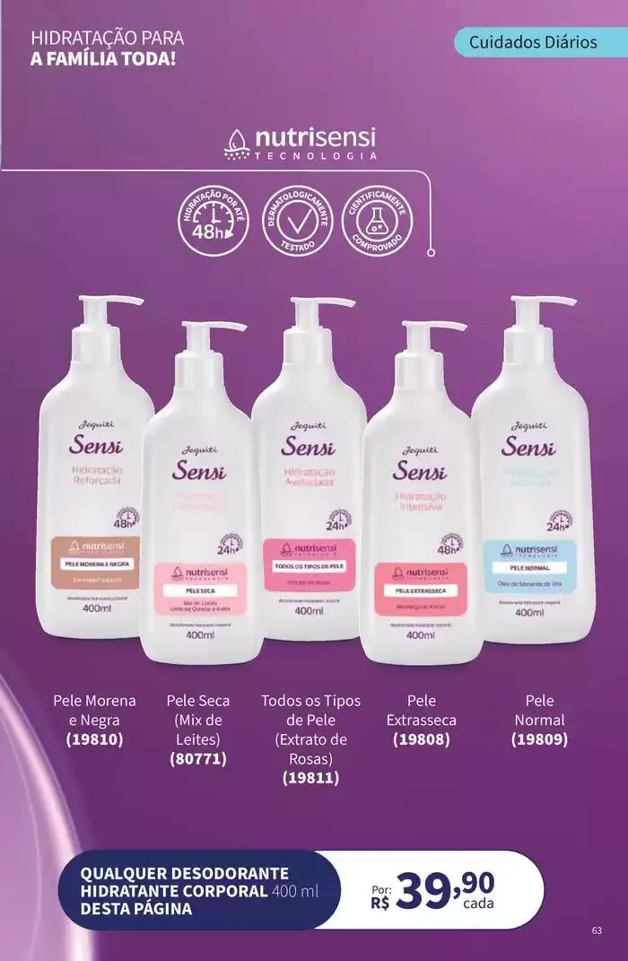 Encarte de Encarte Jequiti 21 de março até 1 de maio 2025 - Pagina 63