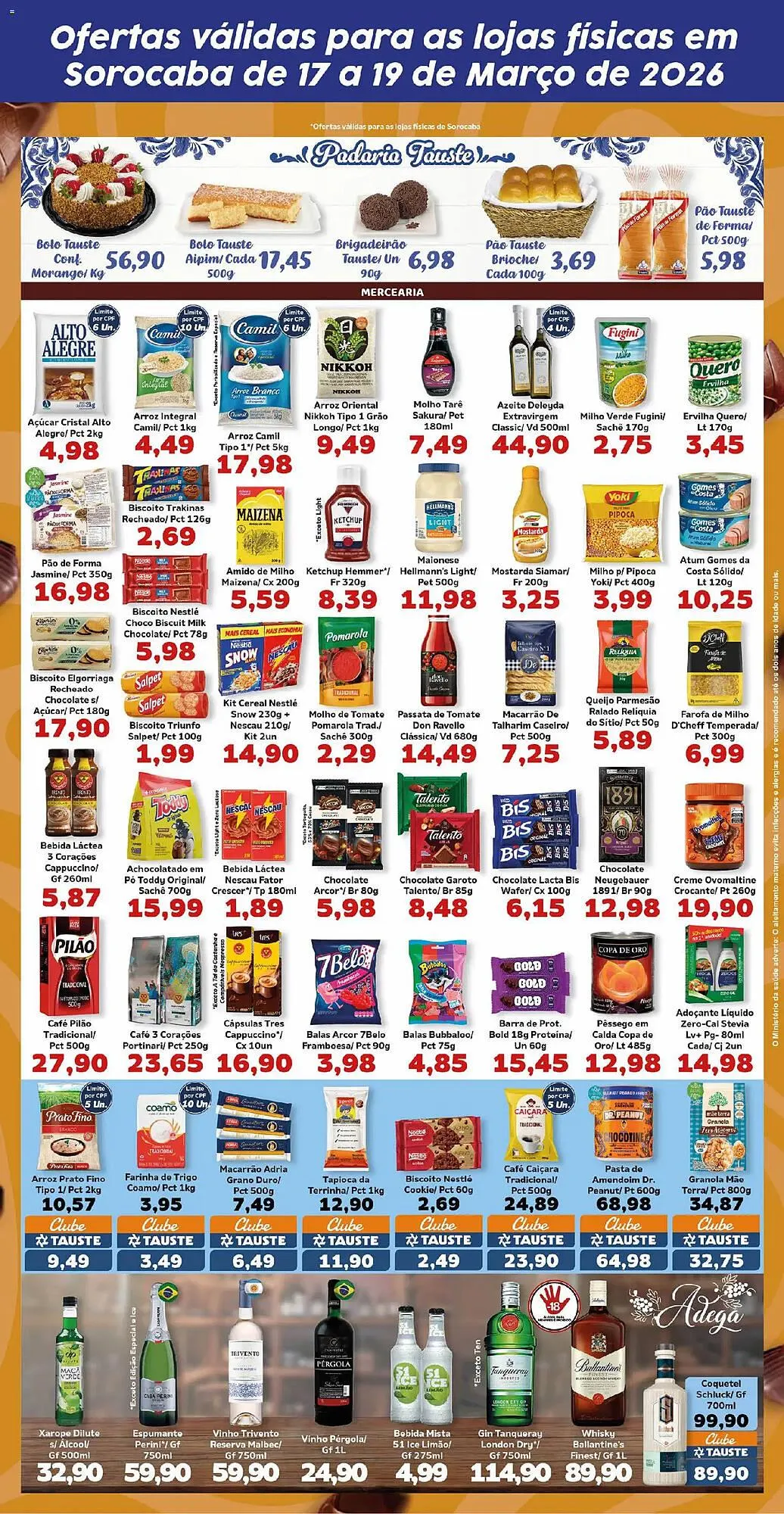 Encarte de Catálogo Supermercados Tauste 17 de março até 20 de março 2026 - Pagina 3