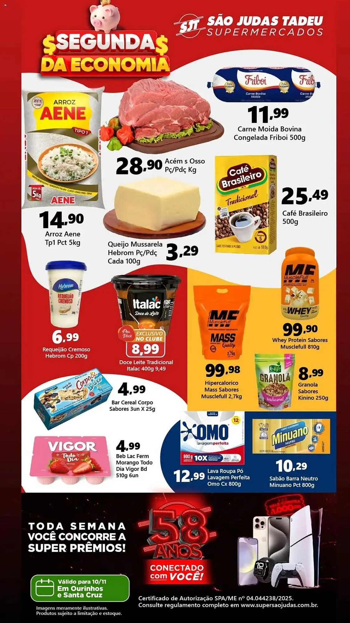 Encarte de Folheto São Judas Tadeu 10 de novembro até 11 de novembro 2025 - Pagina 1