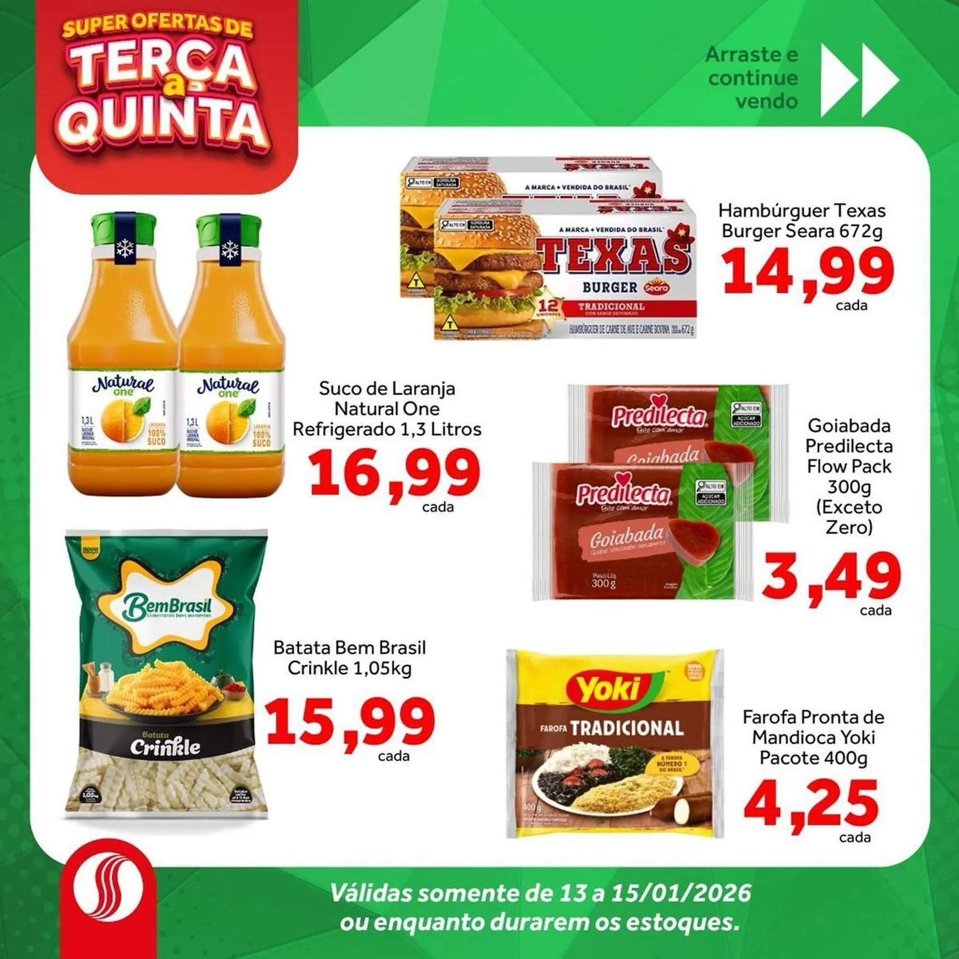 Encarte de Folheto Shibata Supermercados 13 de janeiro até 15 de janeiro 2026 - Pagina 2