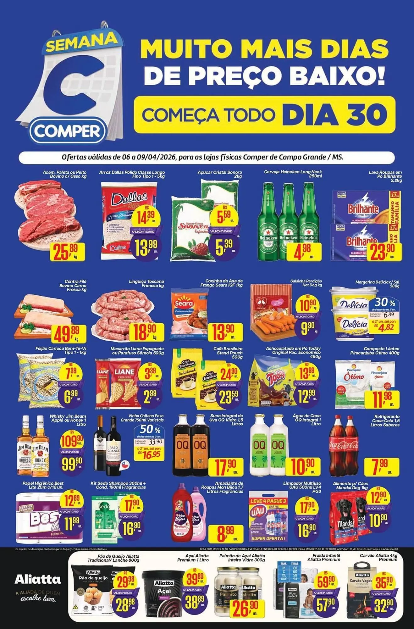 Encarte de Folheto Comper 6 de abril até 9 de abril 2026 - Pagina 1