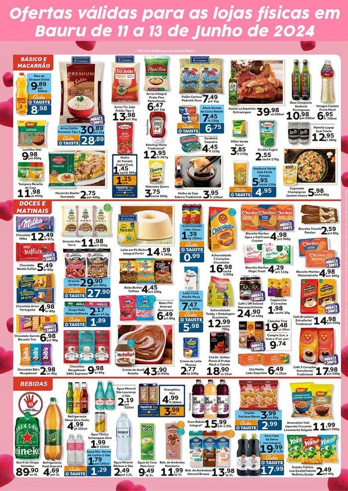 Encarte de Ofertas Tauste Bauru 11 de junho até 13 de junho 2024 - Pagina 3