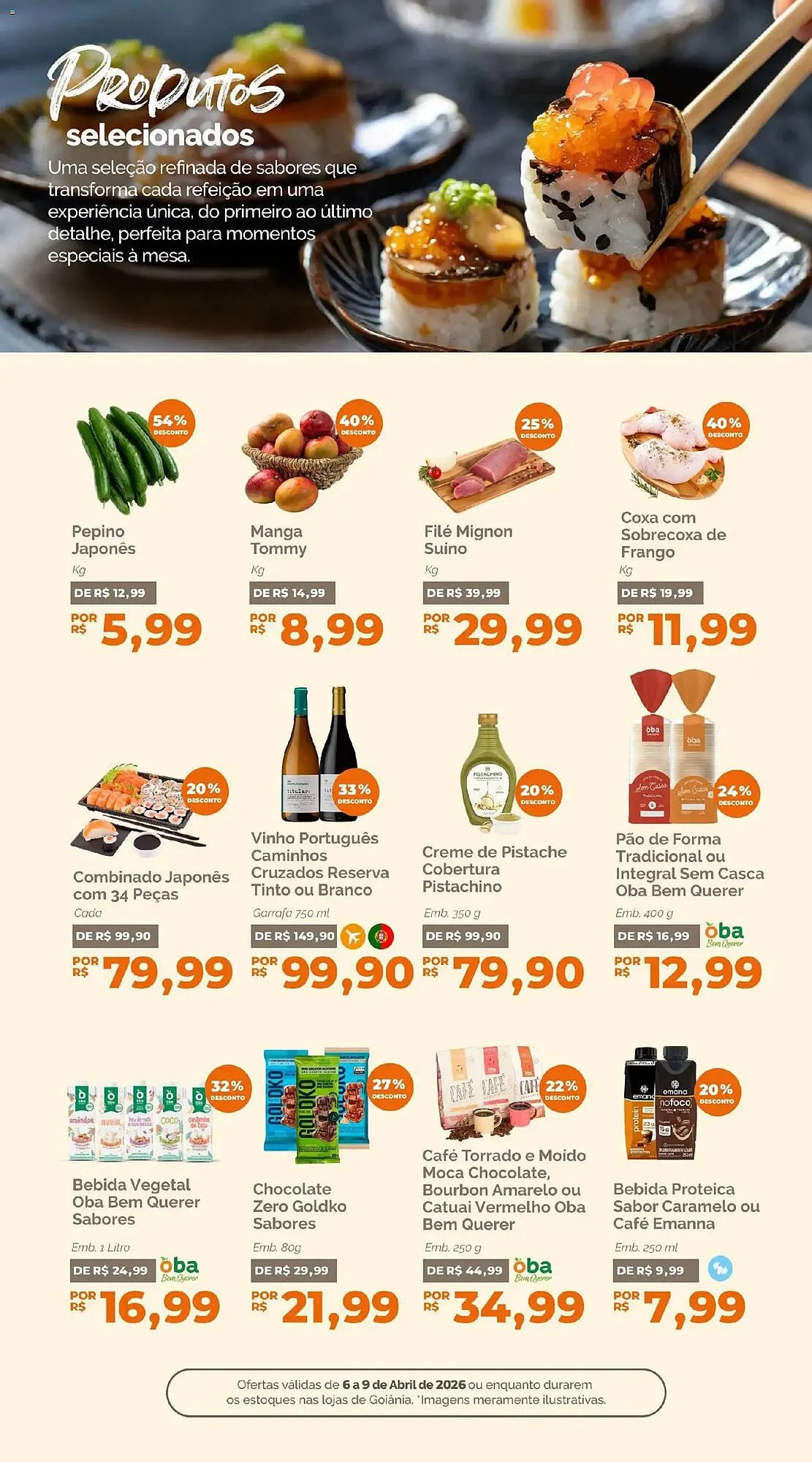 Encarte de Folheto Oba Hortifruti 6 de abril até 9 de abril 2026 - Pagina 4