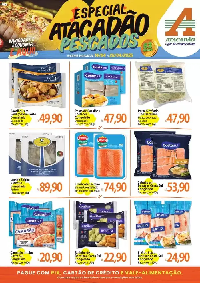 Encarte de Ótima oferta para todos os clientes 14 de abril até 20 de abril 2025 - Pagina 1