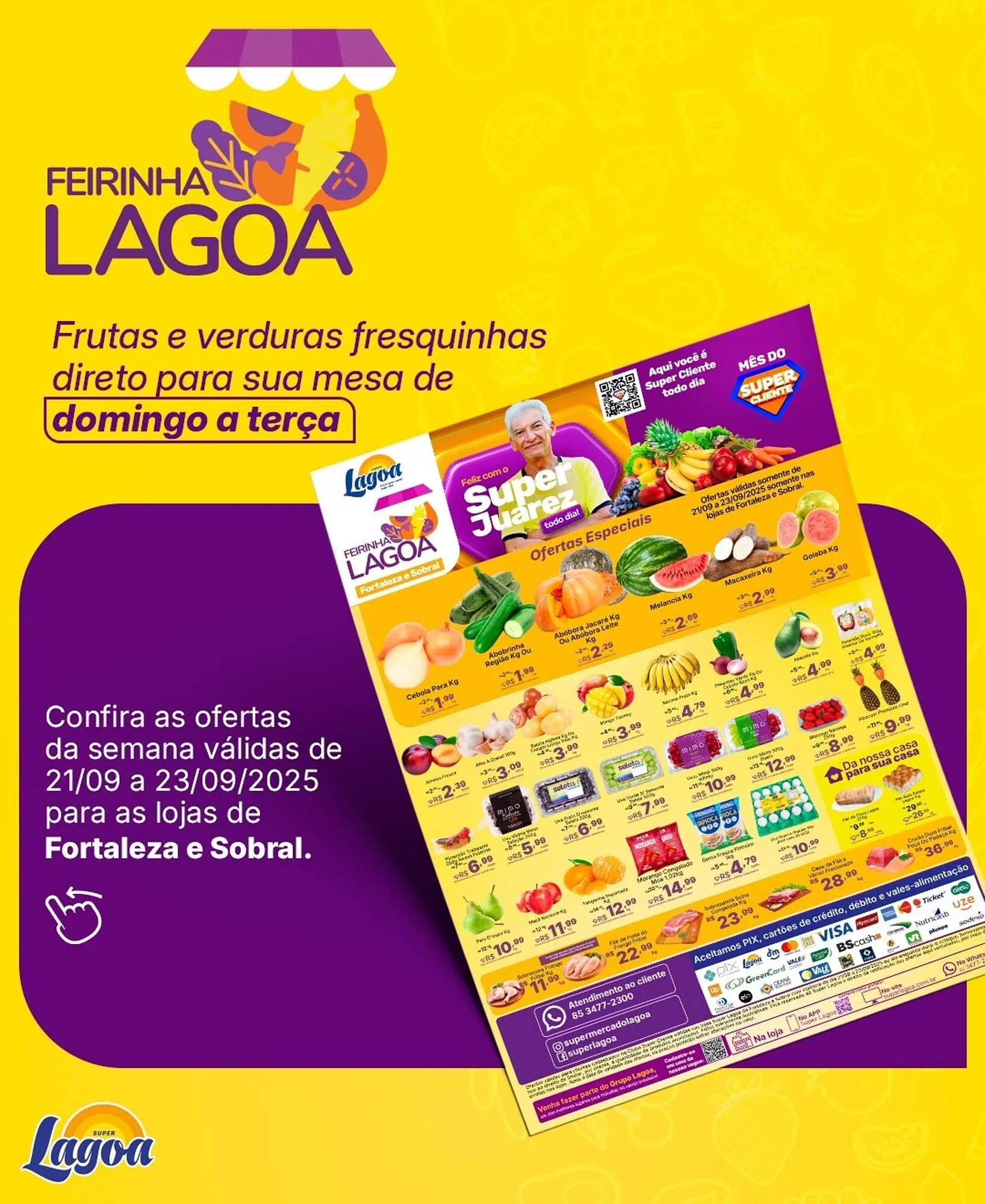 Encarte de Encarte Super Lagoa 21 de setembro até 23 de setembro 2025 - Pagina 1