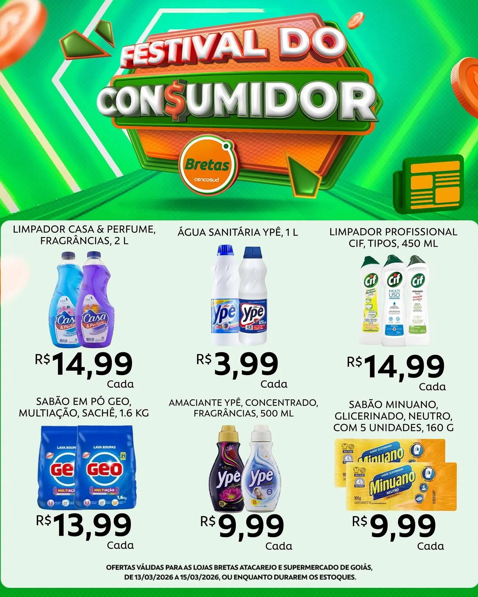 Encarte de Catálogo Supermercados Bretas 13 de março até 15 de março 2026 - Pagina 2