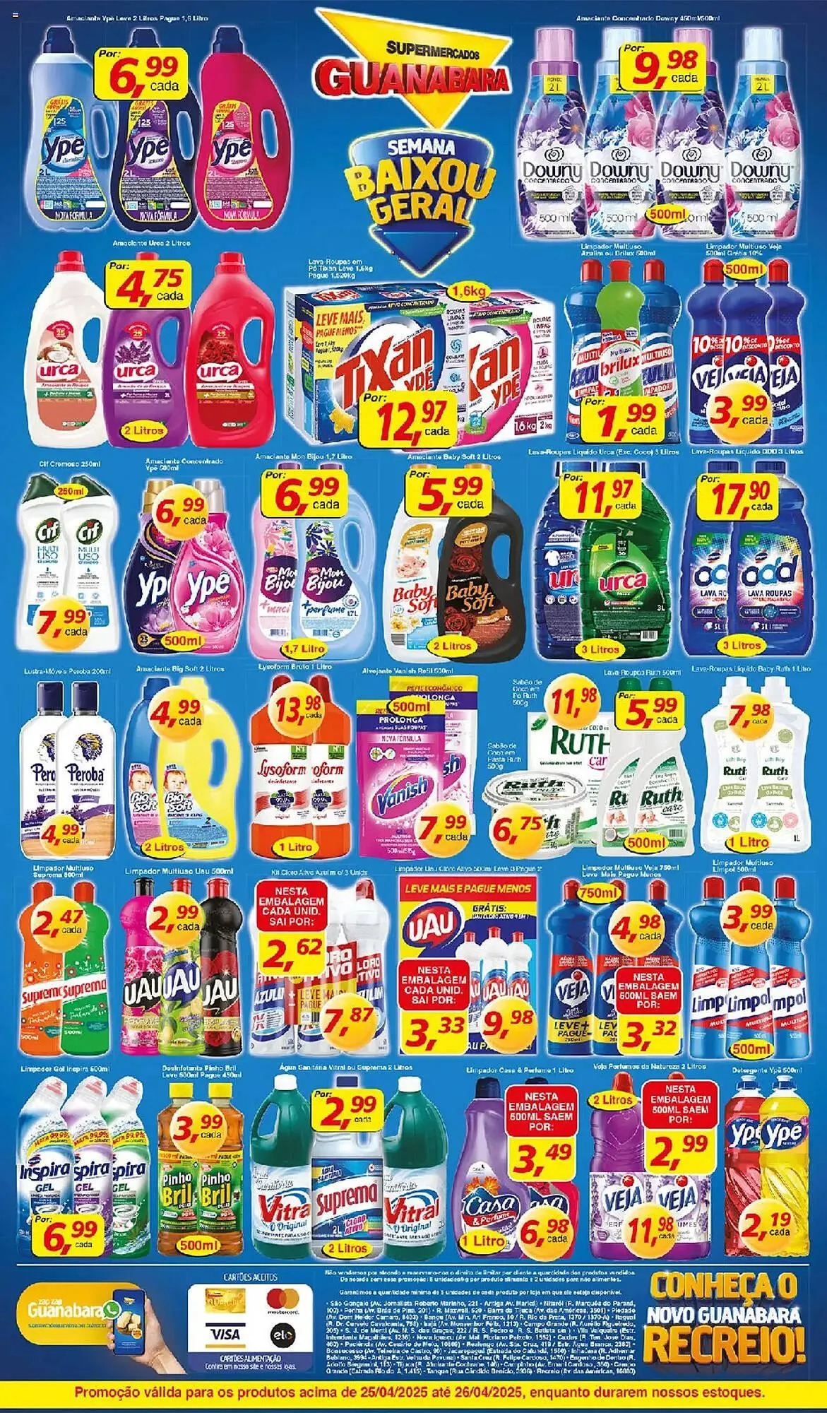 Encarte de Catálogo Supermercados Guanabara 25 de abril até 26 de abril 2025 - Pagina 8