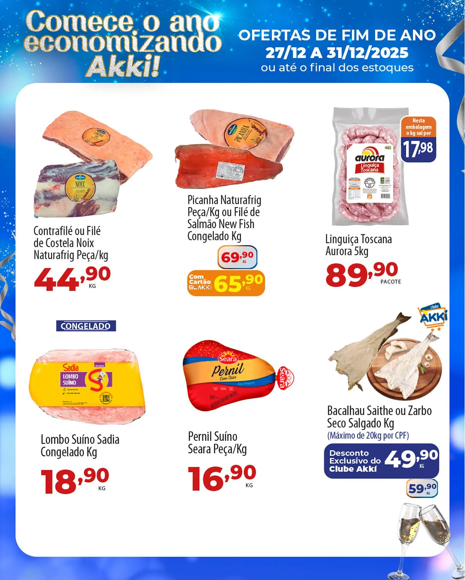 Encarte de Folheto Akki Atacadista 27 de dezembro até 31 de dezembro 2025 - Pagina 1