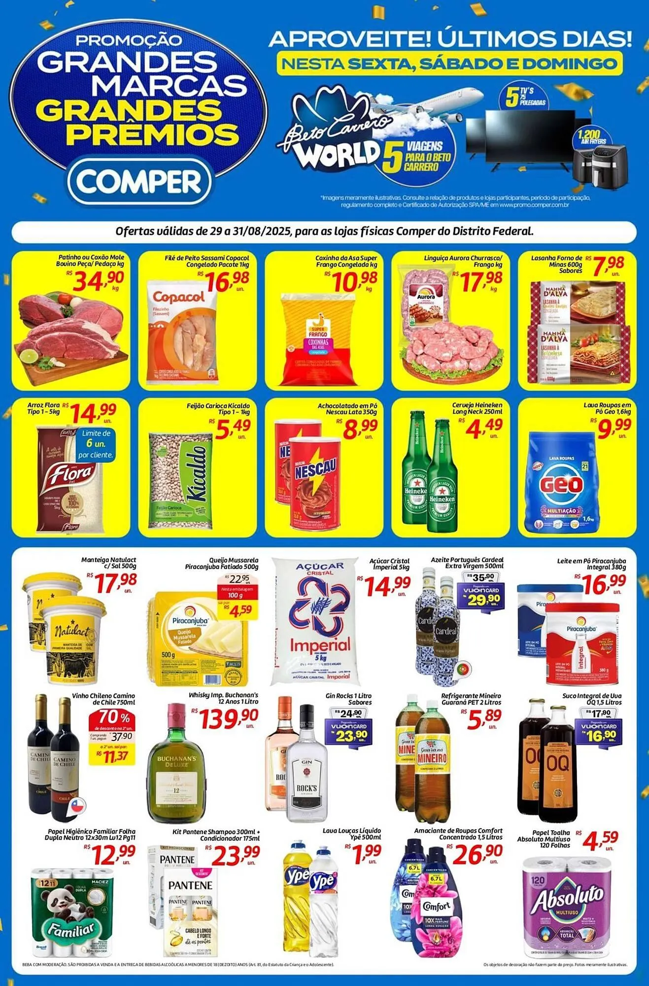 Encarte de Catálogo Comper 29 de agosto até 31 de agosto 2025 - Pagina 1
