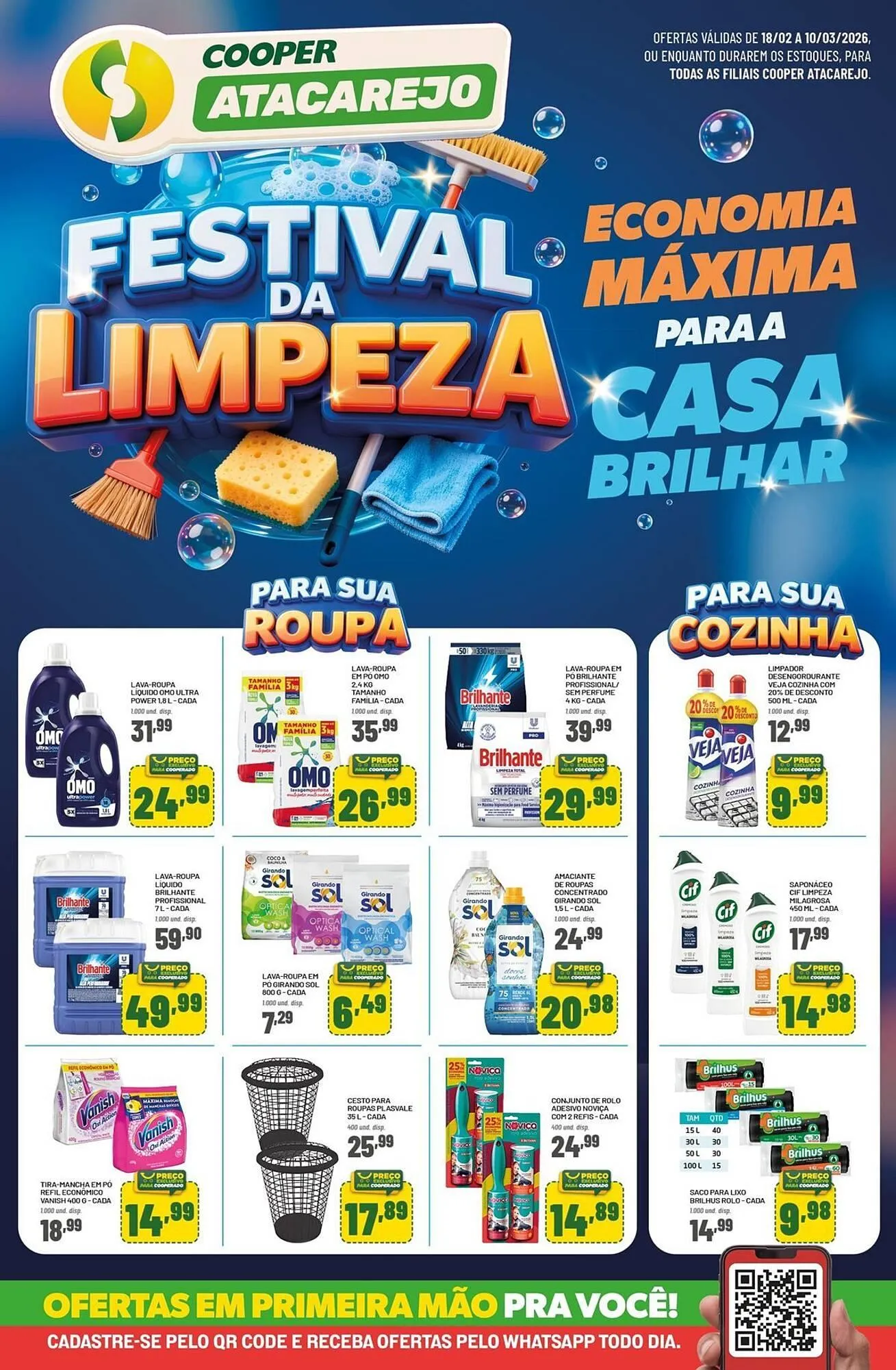 Encarte de Tabloide Cooper 18 de fevereiro até 10 de março 2026 - Pagina 1