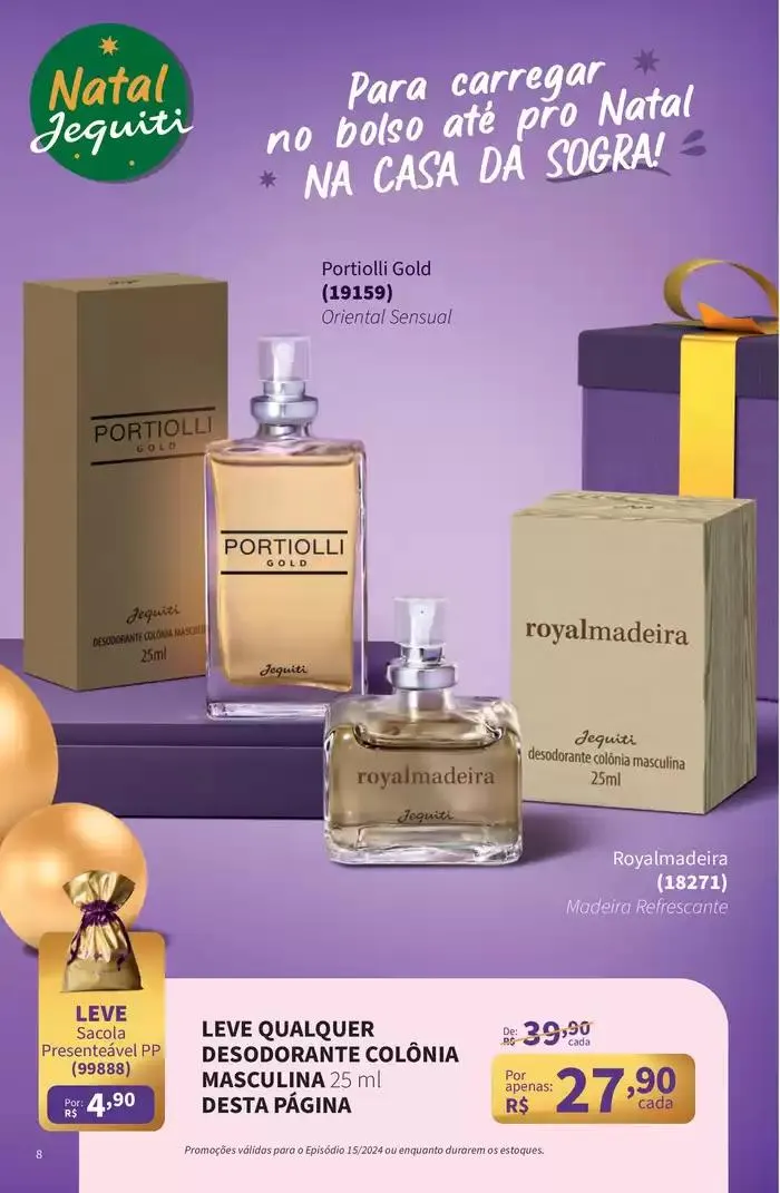 Encarte de Natal Jequiti 1 de novembro até 30 de novembro 2024 - Pagina 8