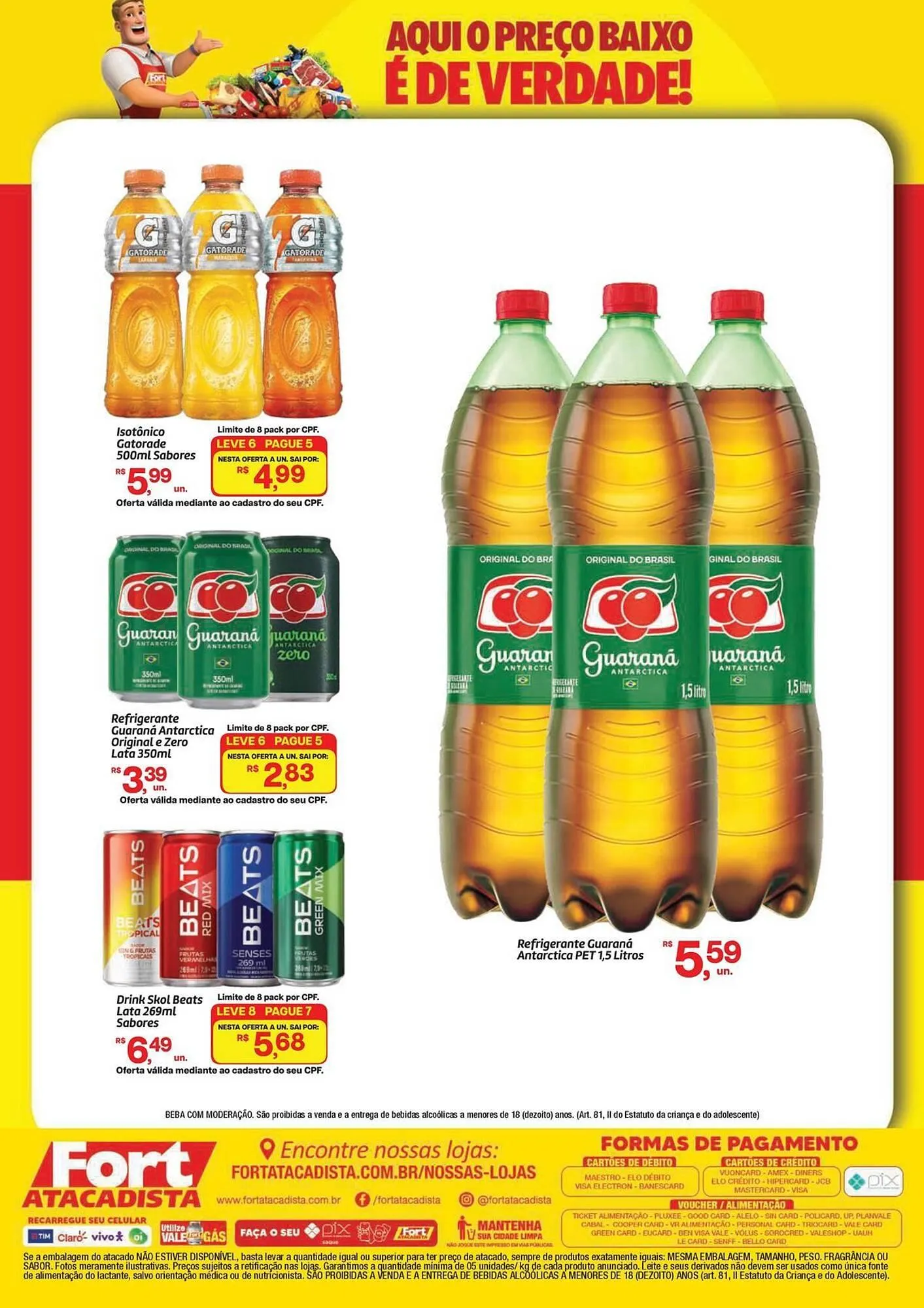 Encarte de Tabloide Fort Atacadista 10 de abril até 13 de abril 2026 - Pagina 2