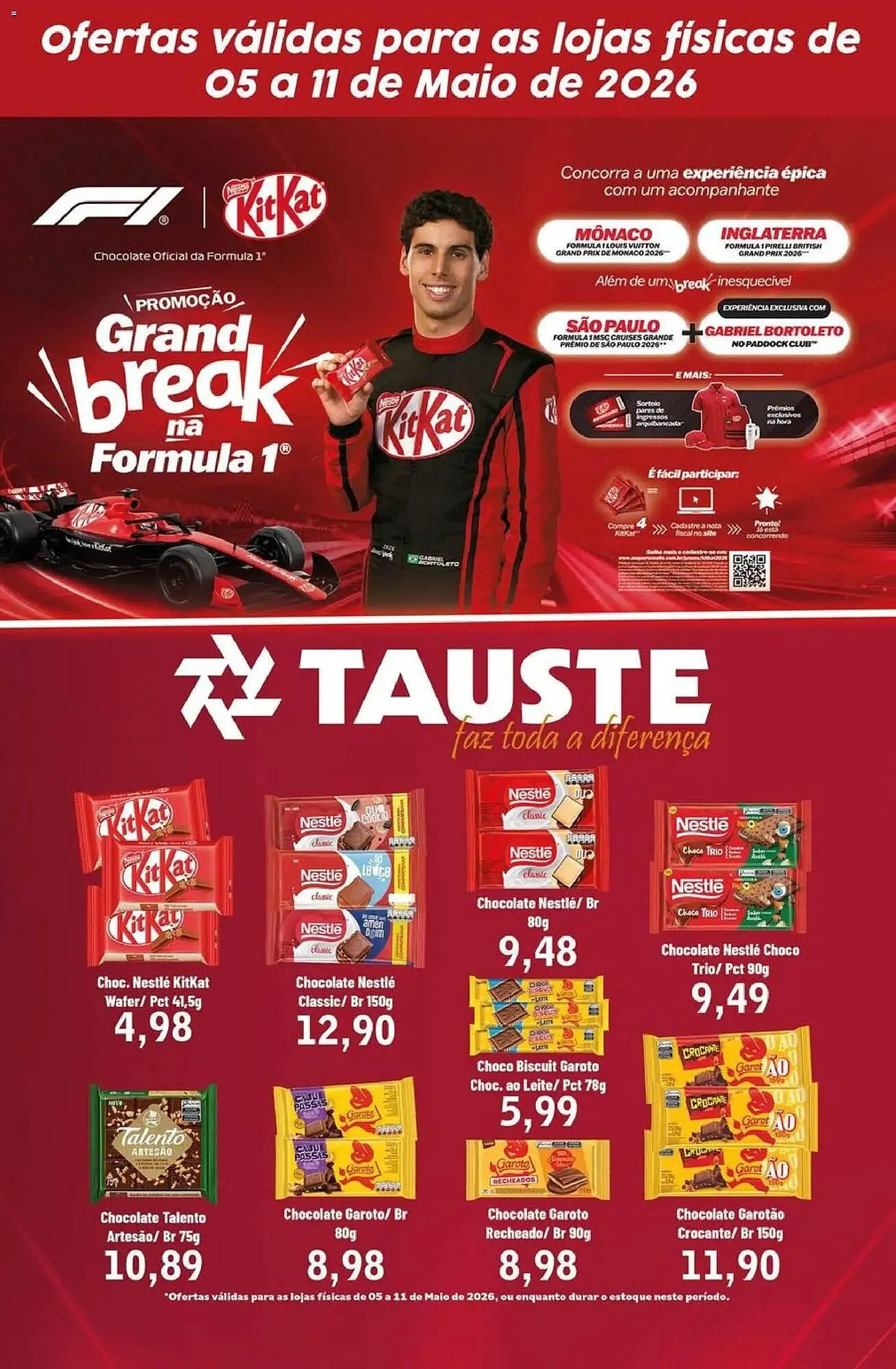 Encarte de Catálogo Supermercados Tauste 5 de maio até 11 de maio 2026 - Pagina 1