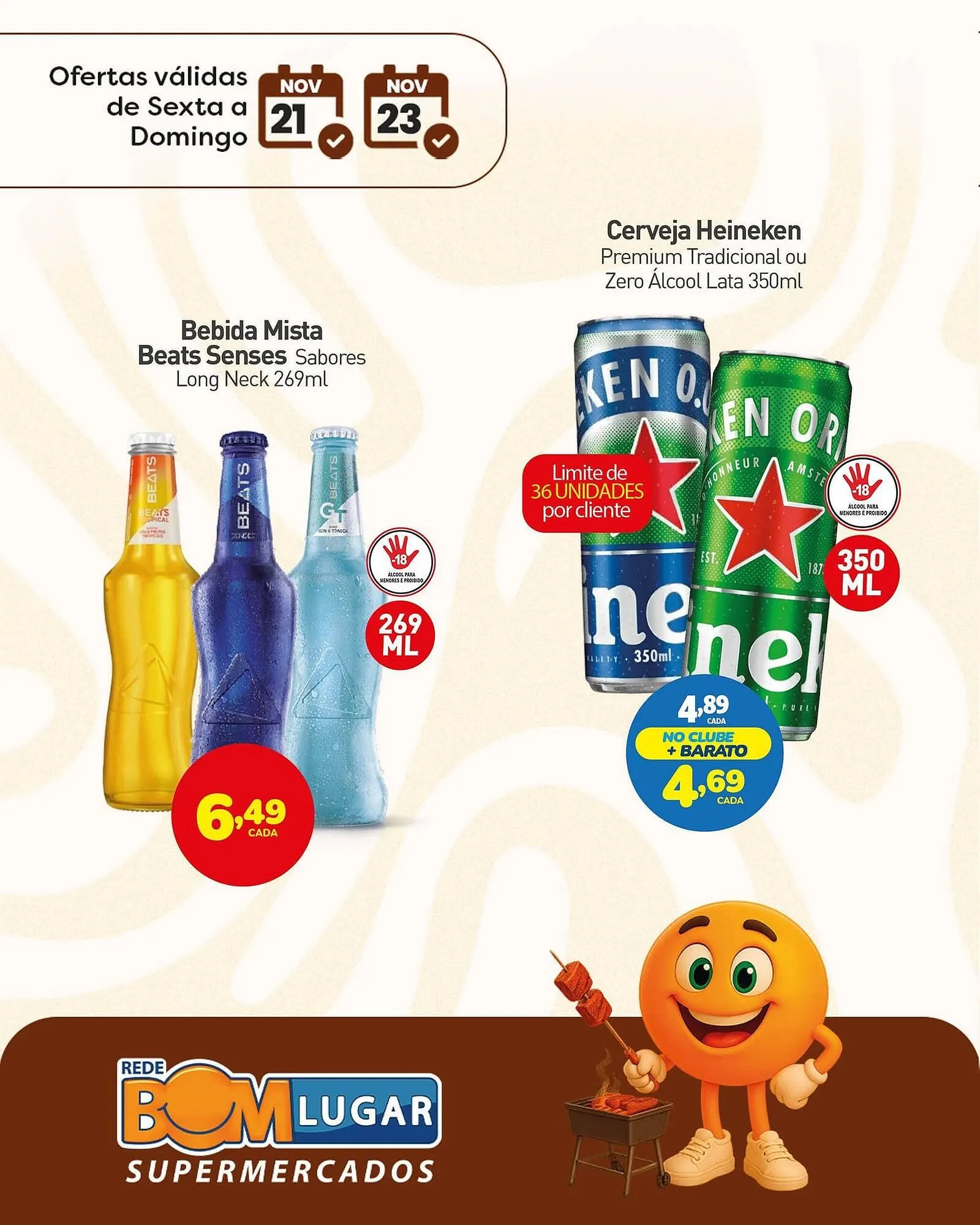 Encarte de Folheto Rede Bom Lugar 22 de novembro até 23 de novembro 2025 - Pagina 1