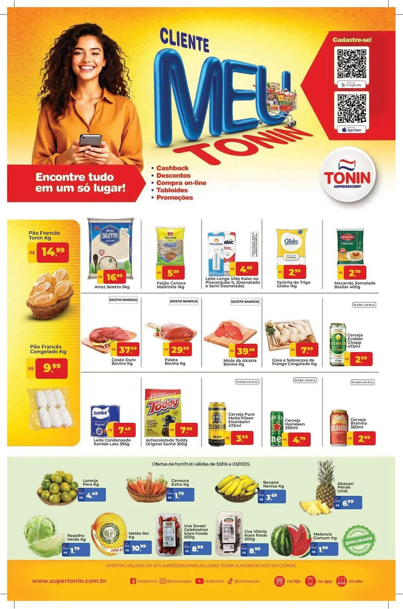 Encarte de Catálogo Tonin Superatacado 3 de julho até 4 de julho 2025 - Pagina 1