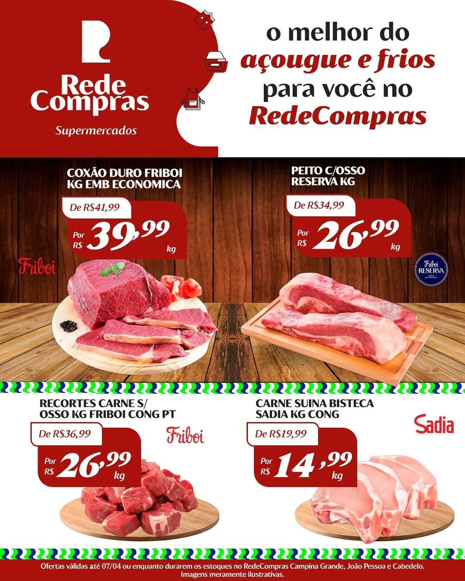 Encarte de Encarte Rede Compras 6 de abril até 7 de abril 2026 - Pagina 1