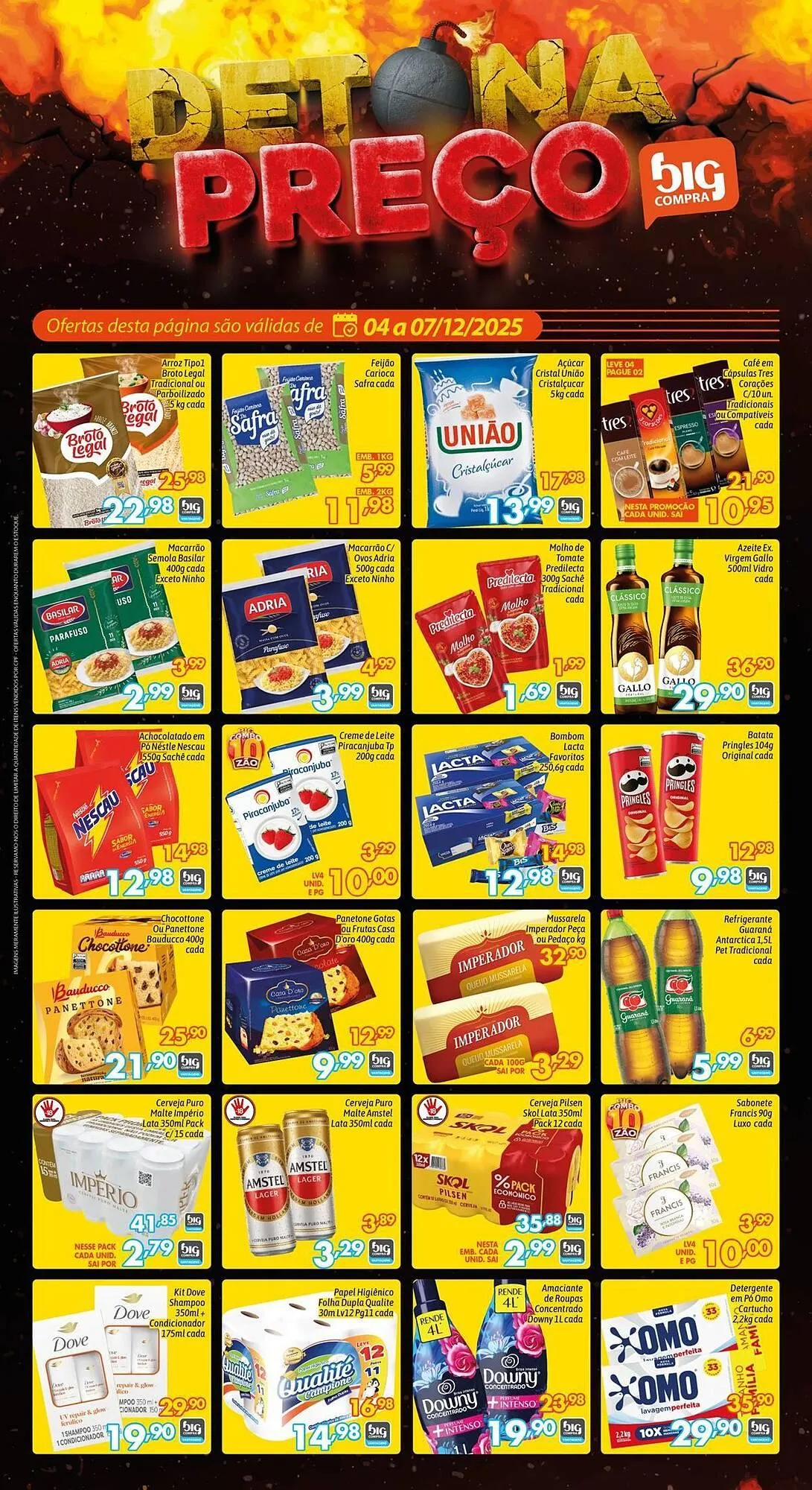 Encarte de Catálogo Supermercados Big Compra 4 de dezembro até 7 de dezembro 2025 - Pagina 1