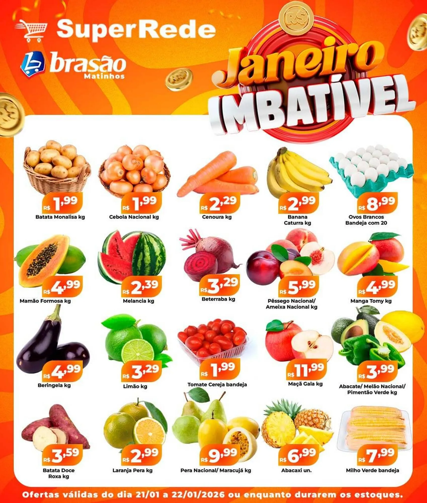 Encarte de Catálogo Super Rede Atacadista 20 de janeiro até 22 de janeiro 2026 - Pagina 1