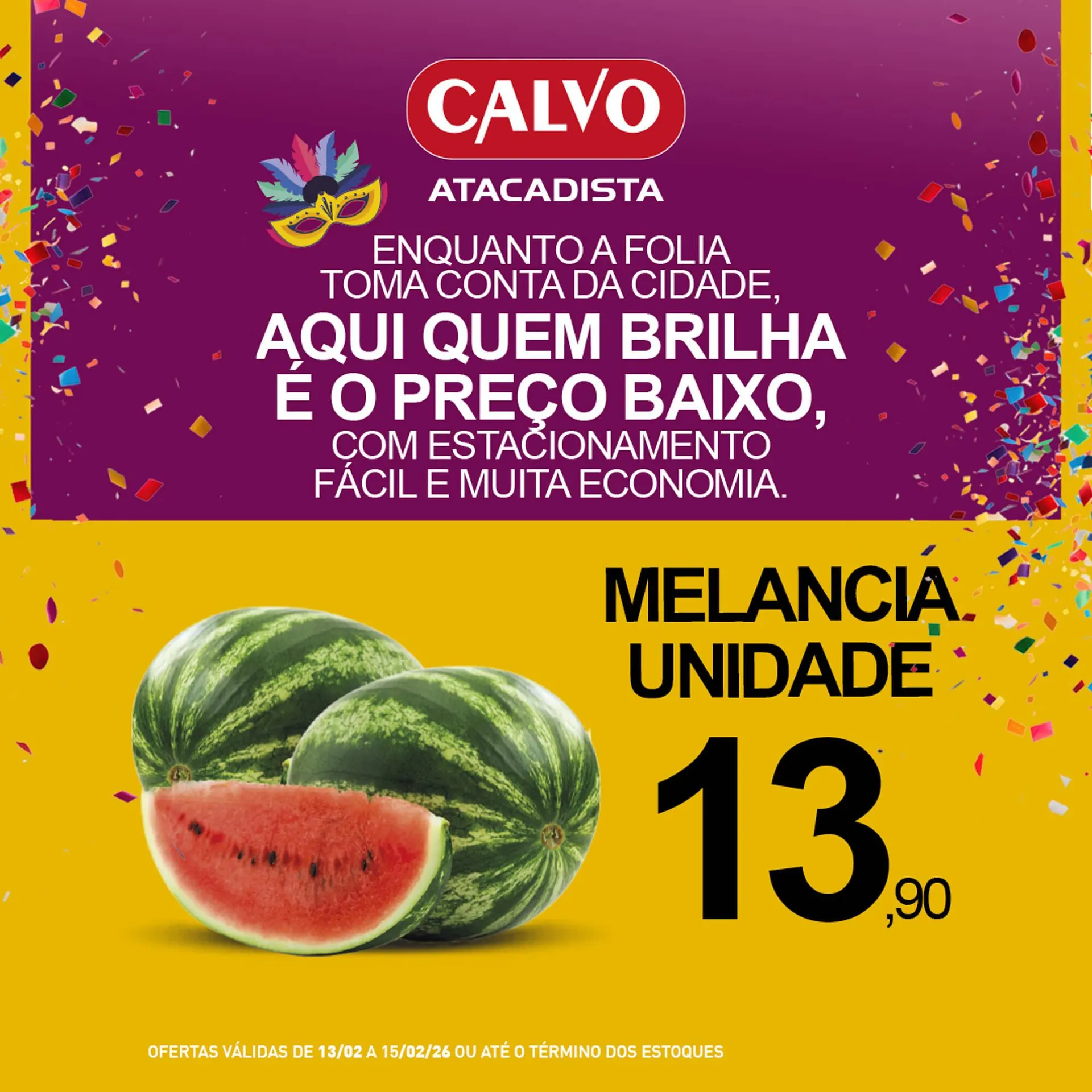 Encarte de Folheto Calvo Atacadista 13 de fevereiro até 15 de fevereiro 2026 - Pagina 5