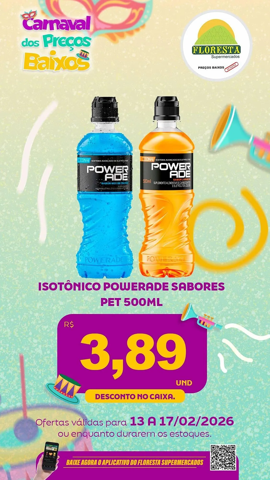 Encarte de Catálogo Floresta Supermercados 13 de fevereiro até 17 de fevereiro 2026 - Pagina 26