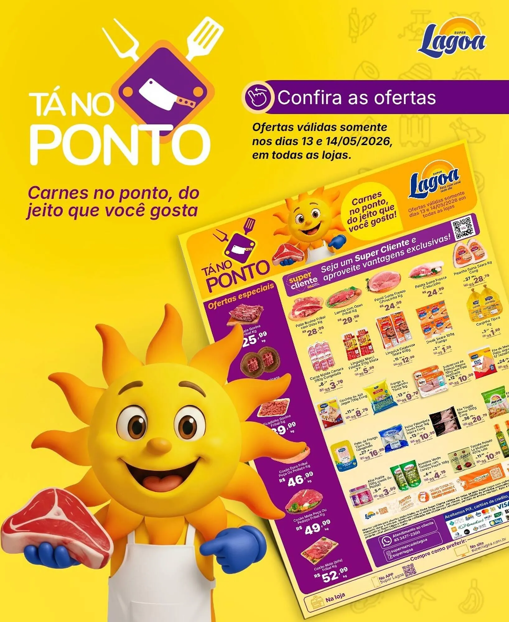 Encarte de Encarte Super Lagoa 13 de maio até 14 de maio 2026 - Pagina 1