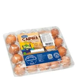 Ovos Caipira Tijuca Vermelho Com 20 Unidades