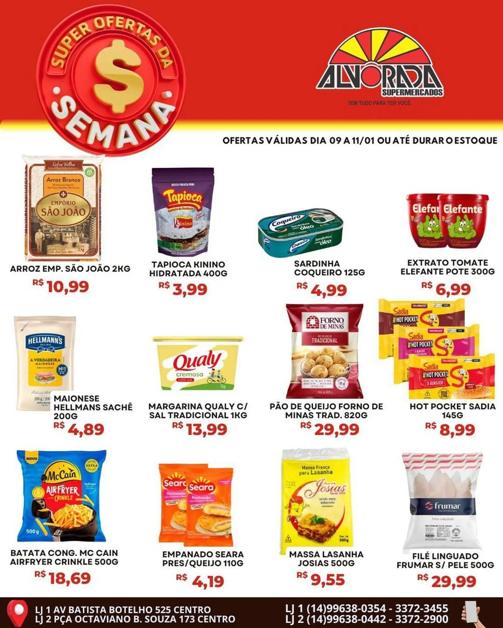 Encarte de Catálogo Alvorada Supermercados 9 de janeiro até 11 de janeiro 2026 - Pagina 2