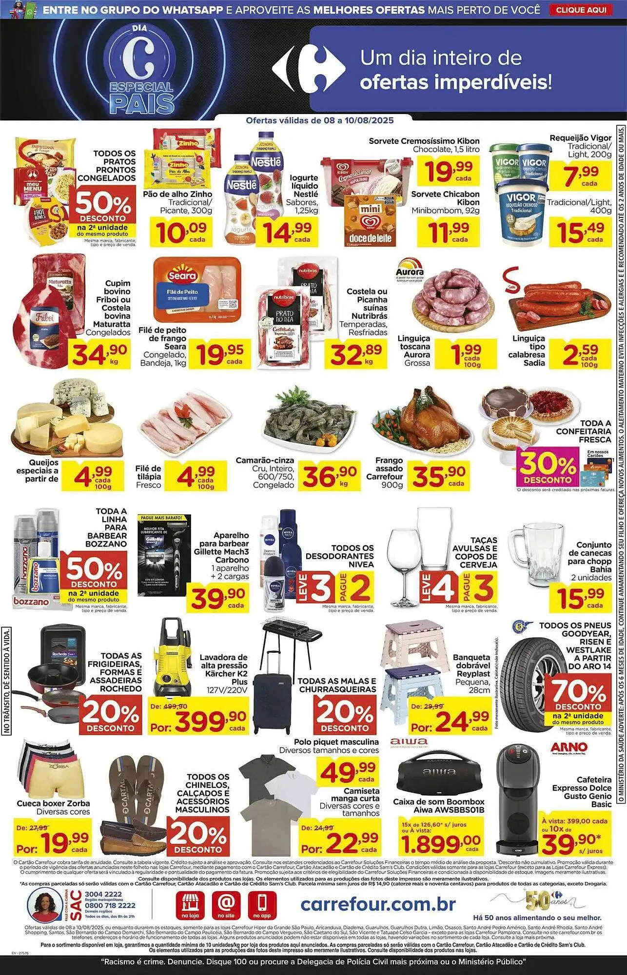 Encarte de Catálogo Carrefour 8 de agosto até 10 de agosto 2025 - Pagina 2