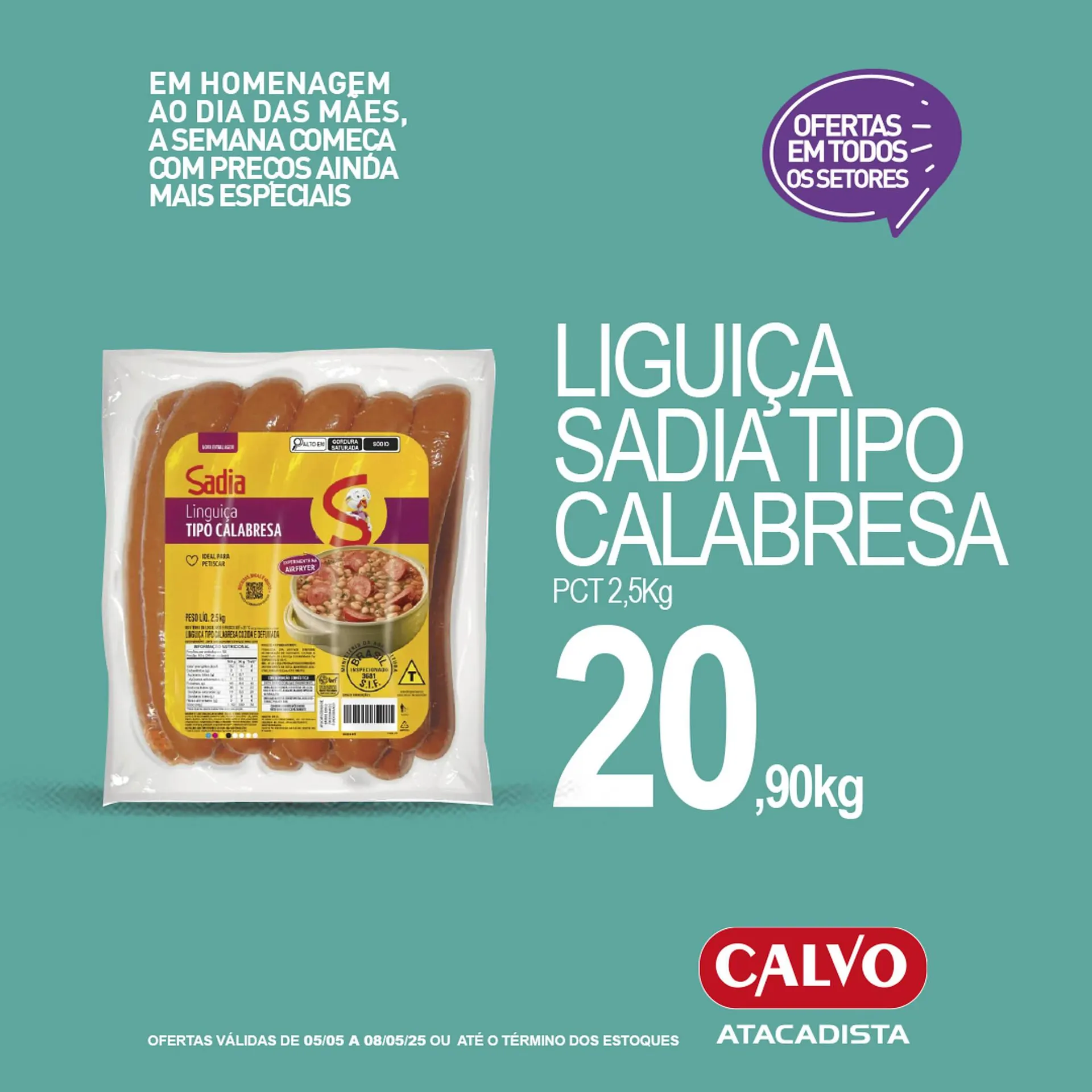 Encarte de Catálogo Calvo Atacadista 6 de maio até 8 de maio 2025 - Pagina 5