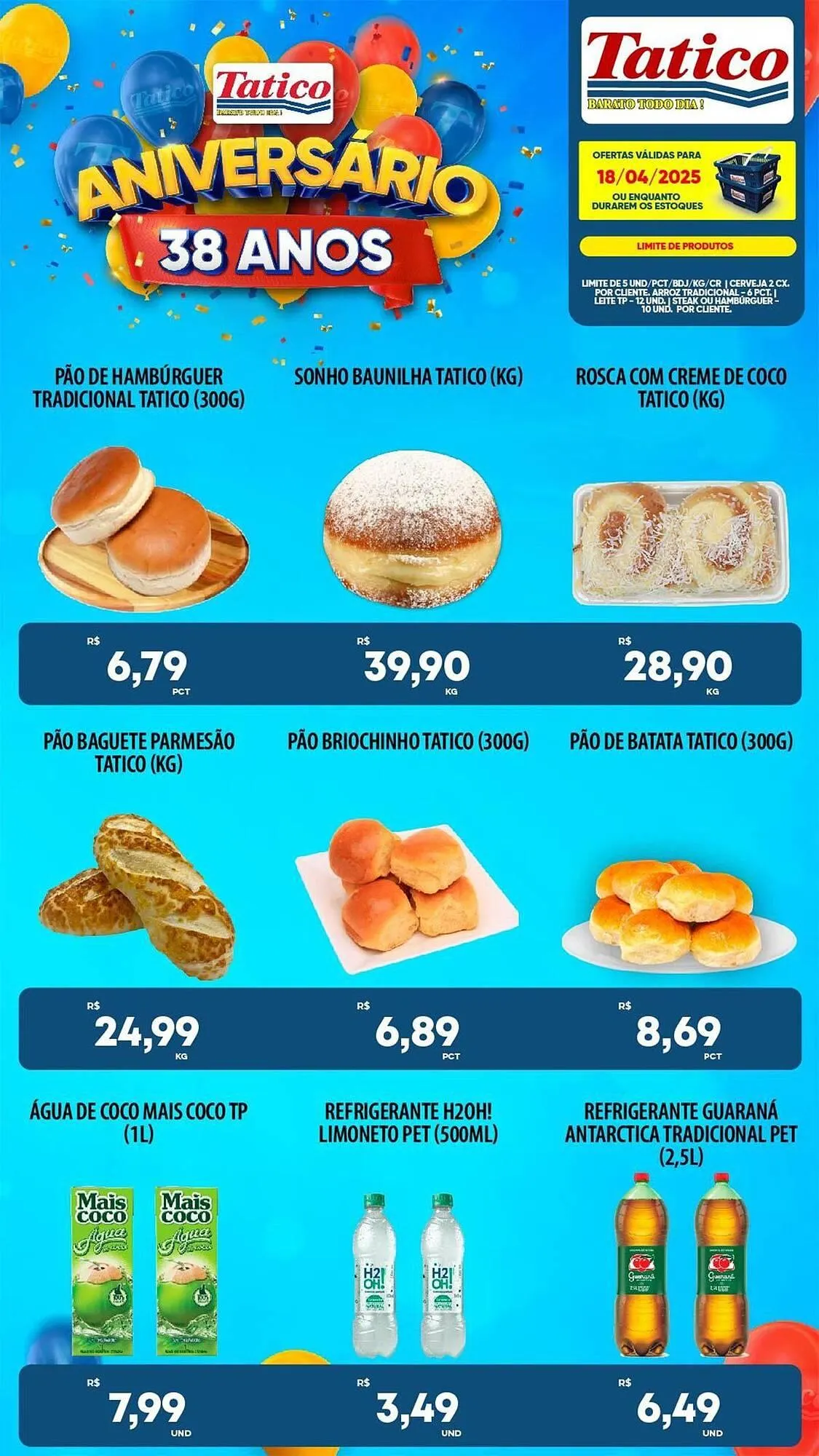 Encarte de Catálogo Tatico 18 de abril até 21 de abril 2025 - Pagina 22