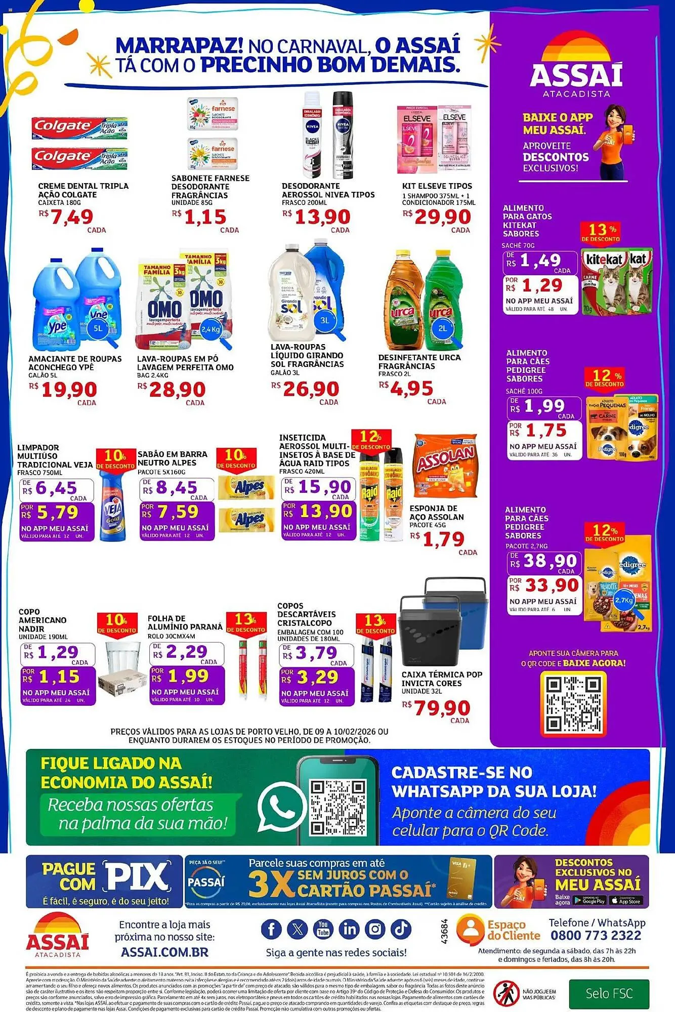 Encarte de Encarte Assaí Atacadista 9 de fevereiro até 10 de fevereiro 2026 - Pagina 2