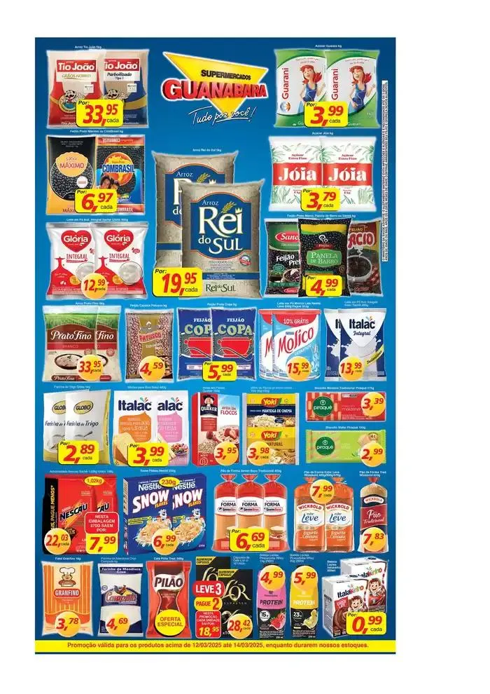 Encarte de Encarte Supermercados Guanabara 12 de março até 14 de março 2025 - Pagina 2