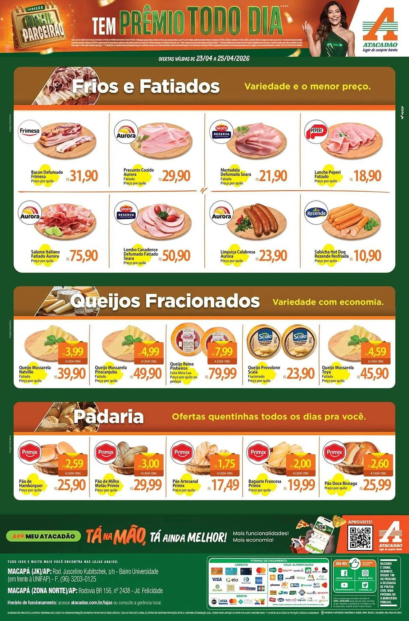 Encarte de Folheto Atacadão 24 de abril até 25 de abril 2026 - Pagina 2