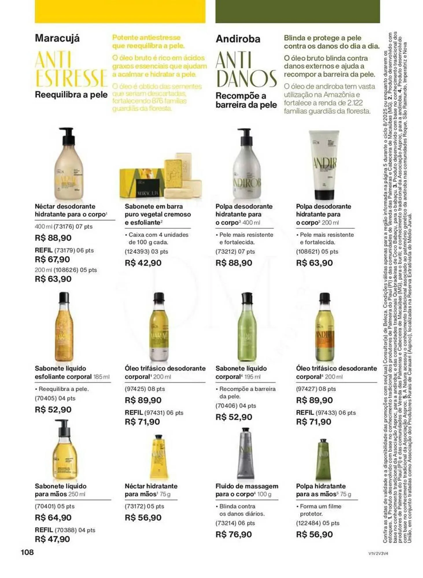 Encarte de Catálogo Natura 24 de abril até 30 de maio 2025 - Pagina 108