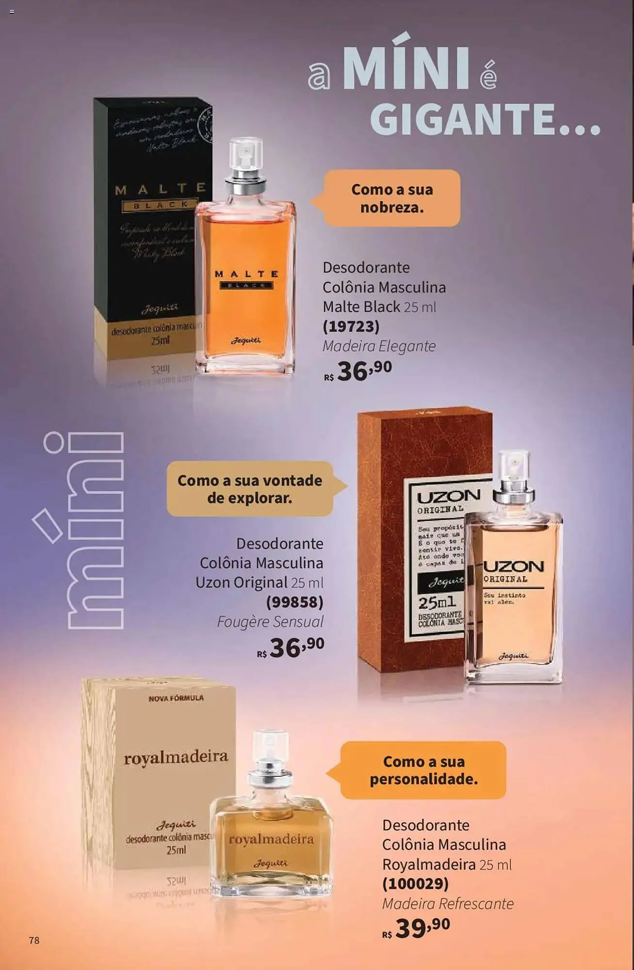 Encarte de Catálogo Jequiti 19 de setembro até 10 de outubro 2025 - Pagina 78