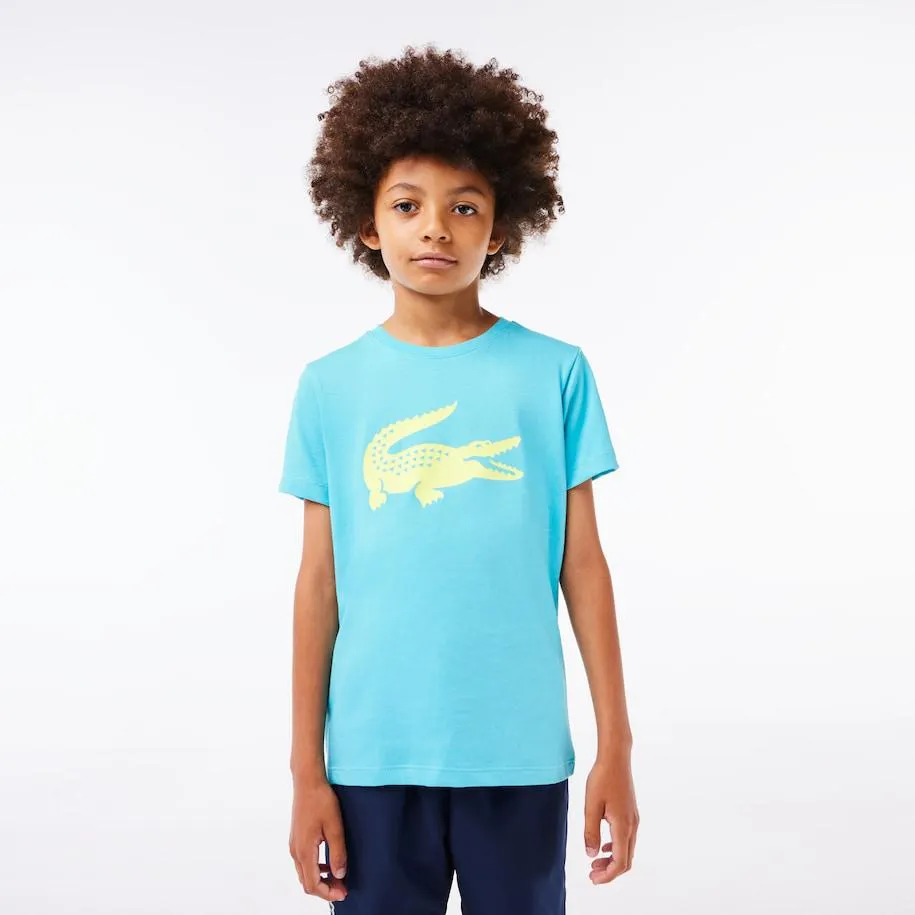 Camiseta Infantil Sport Quick Dry com Estampa Croco