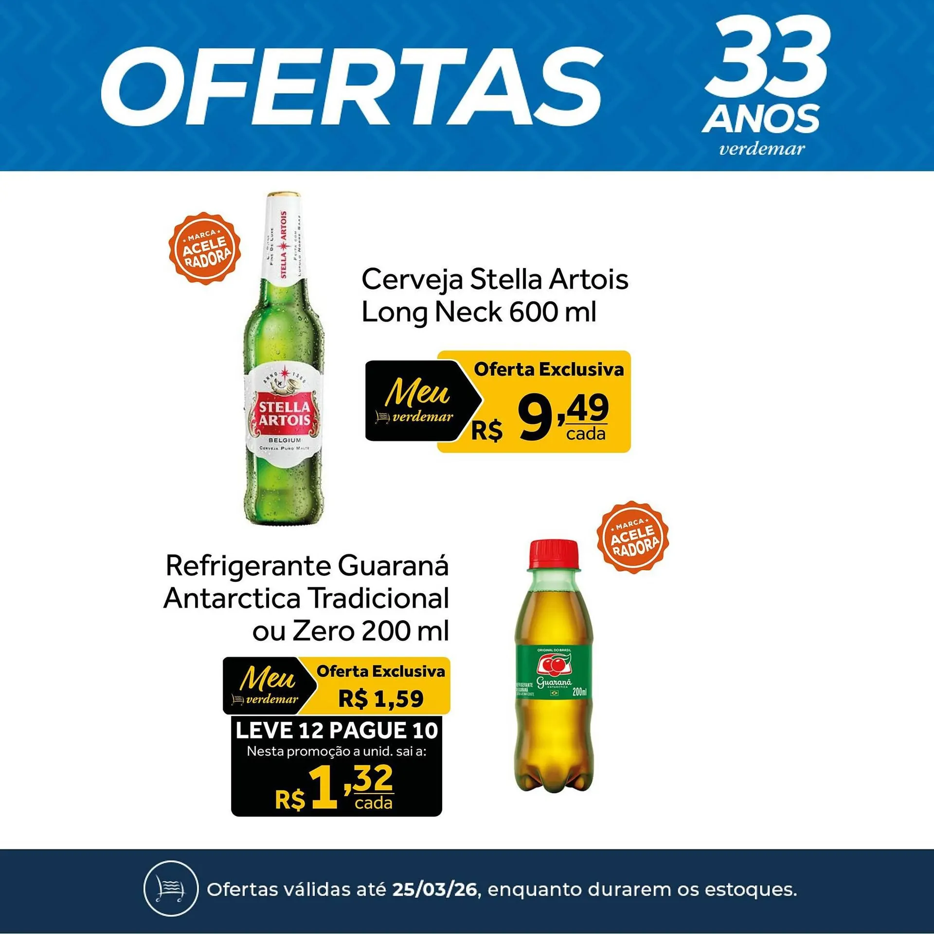 Encarte de Catálogo Verdemar Supermercado 12 de março até 25 de março 2026 - Pagina 1
