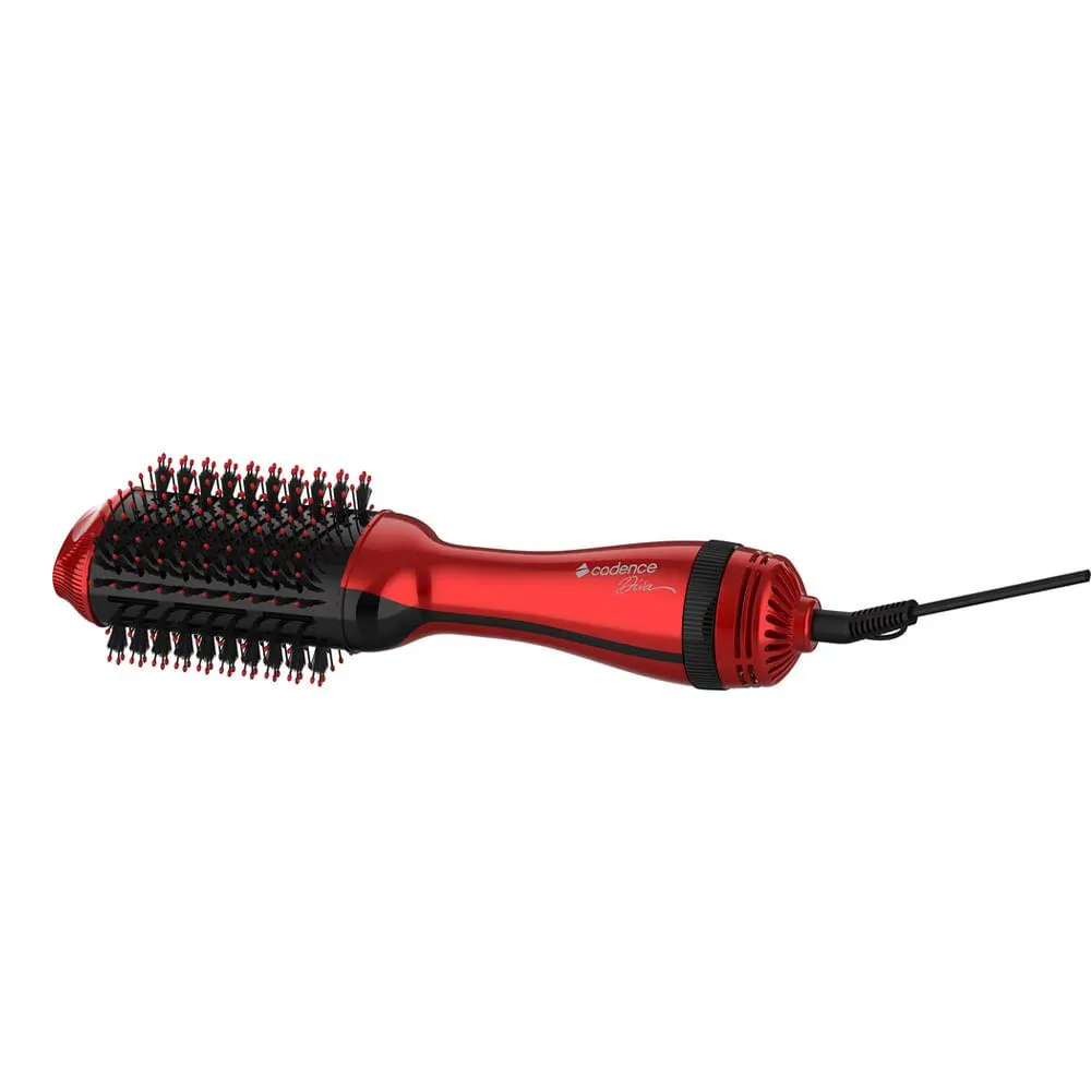 Escova Secadora de Cabelo Diva 4 em 1 Vermelho 220V ESC704220 - Cadence