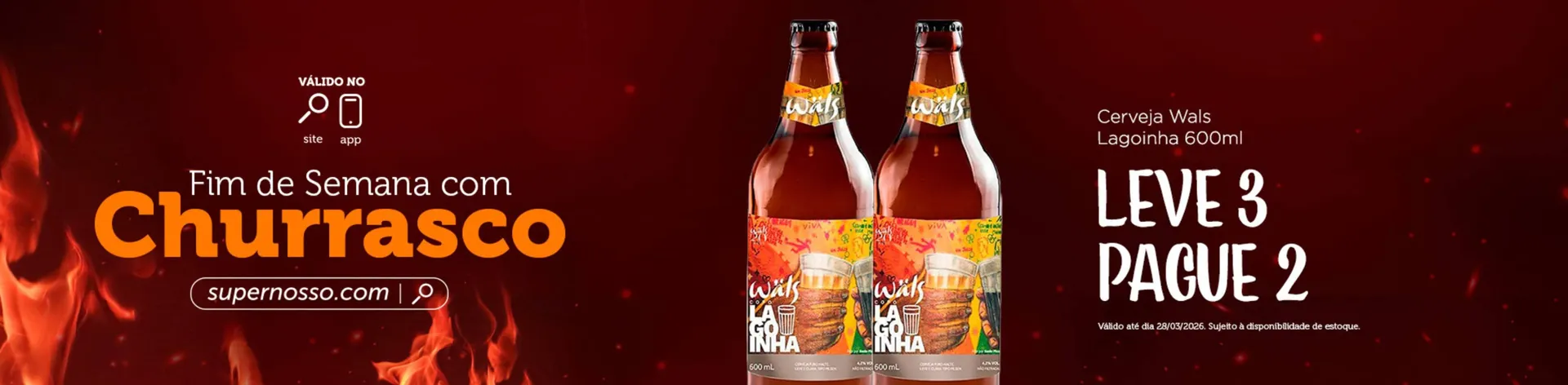 Encarte de Folheto Super Nosso 26 de março até 28 de março 2026 - Pagina 1