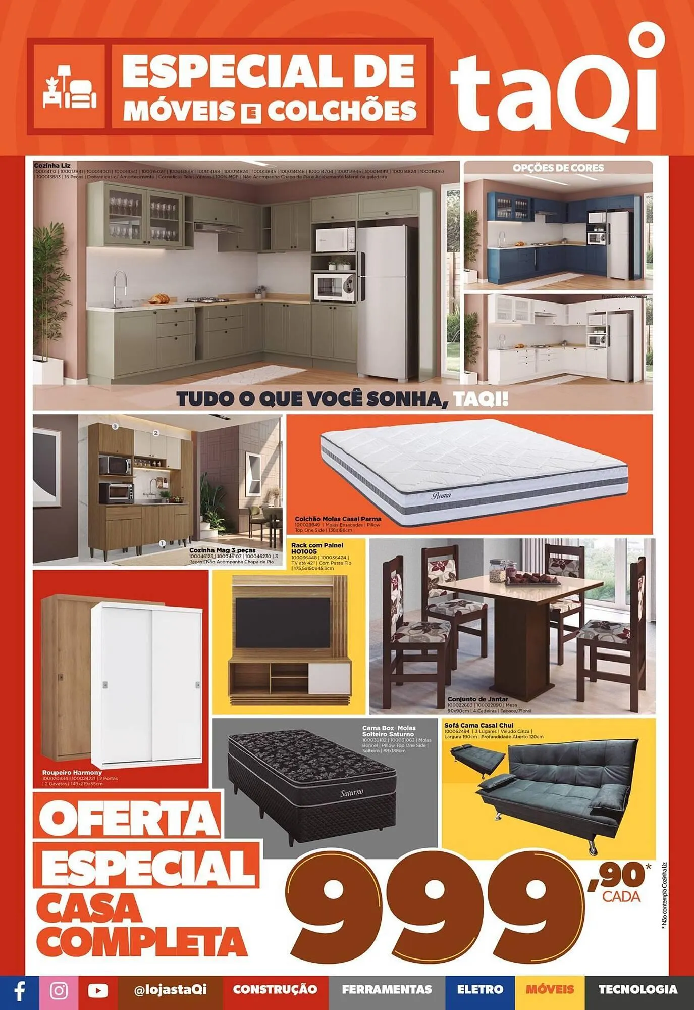 Encarte de Catálogo Lojas TaQi 27 de maio até 15 de junho 2025 - Pagina 1