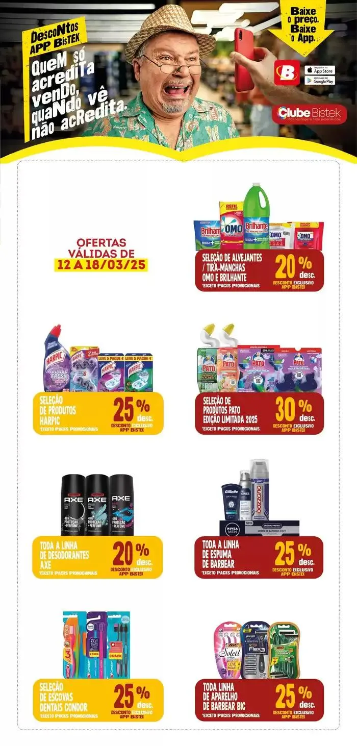 Encarte de Melhores ofertas e descontos 12 de março até 18 de março 2025 - Pagina 1