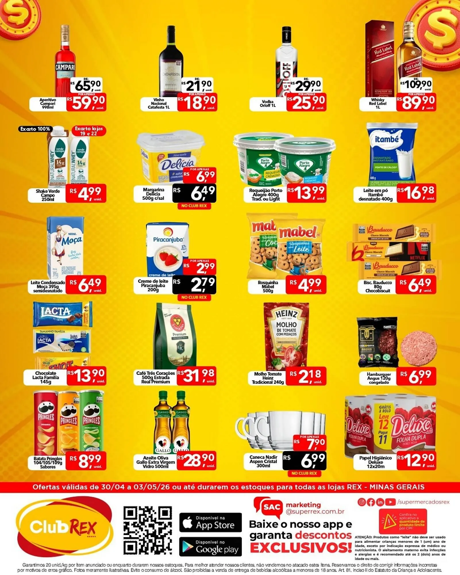 Encarte de Catálogo Supermercados Rex 1 de maio até 3 de maio 2026 - Pagina 2
