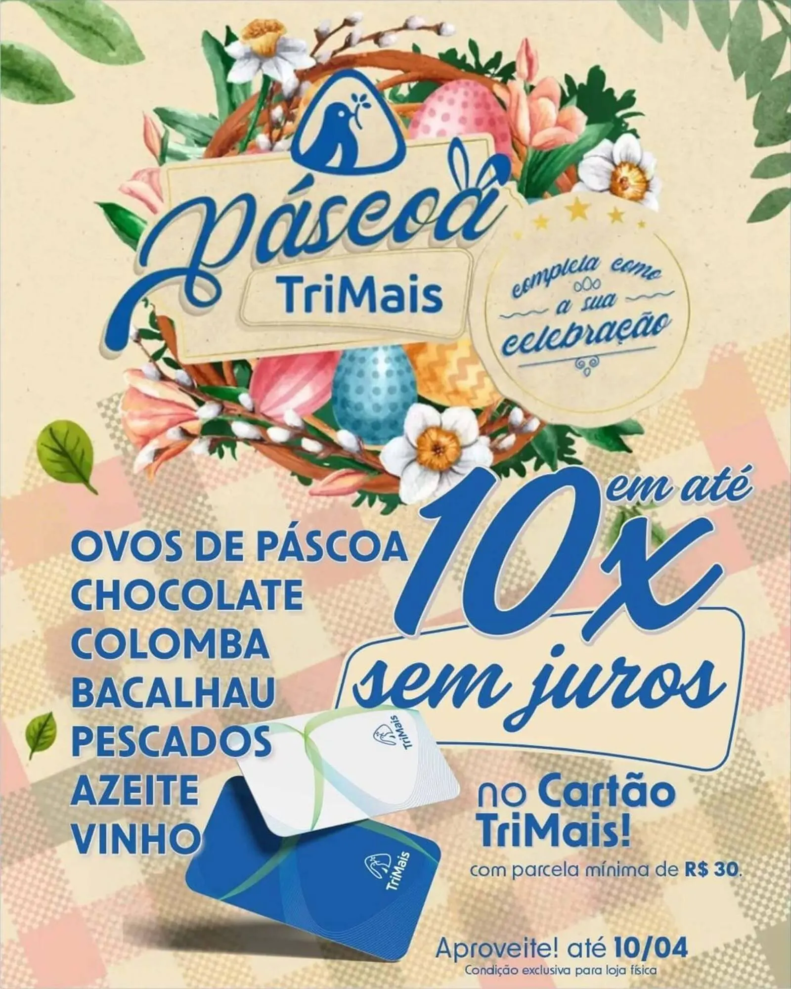Encarte de Catálogo Trimais Supermercado 3 de abril até 10 de abril 2026 - Pagina 1